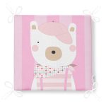 - Frm-4669p-Gorsel-4 - Realhomes Pembe Çizgili Zemin Şapkalı Ayıcık Desenli Dijital Baskılı Modern Fermuarlı Sandalye Minderi Realhomes