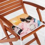 - Frm-5680-Gorsel-1 - Realhomes Selfie Çekinen Köpek Modern Fermuarlı Sandalye Minderi Realhomes