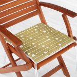 - Frm-7122-Gorsel-1 - Realhomes Gold Zeminde Ok Çizimli Dijital Baskılı Modern Fermuarlı Sandalye Minderi Realhomes