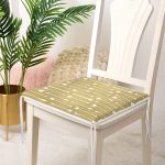 - Frm-7122-Gorsel-3 - Realhomes Gold Zeminde Ok Çizimli Dijital Baskılı Modern Fermuarlı Sandalye Minderi Realhomes