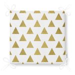 - Frm-7124-Gorsel-4 - Realhomes Beyaz Zeminde Gold Üçgen Detaylı Dijital Baskılı Modern Fermuarlı Sandalye Minderi Realhomes