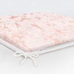 - Frm-7206-Gorsel-5 - Realhomes Pudra Zemin Üzerinde Gölge Desenli Dijital Baskılı Modern Fermuarlı Sandalye Minderi Realhomes