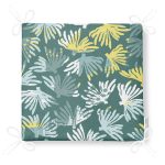 - Frm-7325-Gorsel-4 - Realhomes Renkli Zemin Üzerinde Onedraw Çizimli Yaprak Motifli Dijital Baskılı Modern Fermuarlı Sandalye Minderi Realhomes