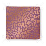 Renkli Zeminde Parlak Görünümlü Çizim Dijital Baskılı Modern Fermuarlı Sandalye Minderi Realhomes