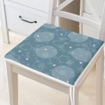 - Frm-7502-Gorsel - Realhomes Renkli Zeminli Onedraw Çizimli Dijital Baskılı Modern Fermuarlı Sandalye Minderi Realhomes