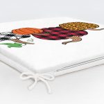 - Frm-8633-Gorsel-5 - Realhomes Beyaz Zemin Üzerinde Ekoseli Balkabakları Dijital Baskılı Modern Fermuarlı Sandalye Minderi Realhomes