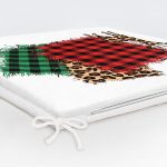 - Frm-8662-Gorsel-5 - Realhomes Beyaz Zemin Üzerinde Ekoseli Kumaş Desenli Dijital Baskılı Modern Fermuarlı Sandalye Minderi Realhomes