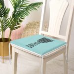 - Frm-8801-Gorsel-3 - Realhomes Renkli Zemin Üzerinde Onedraw Çizimli Kupa Desenli Dijital Baskılı Modern Fermuarlı Sandalye Minderi Realhomes