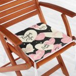 - Frm-9042-Gorsel-1 - Realhomes Sevgililer Günü Temalı Özel Tasarım Dijital Baskılı Modern Fermuarlı Sandalye Minderi Realhomes