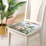 - Frm-Ryl144-Gorsel-3 - Realhomes Tropikal Orman Yaprakları & Hayvanları Dijital Baskılı Fermuarlı Sandalye Minderi Realhomes