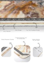 - PaspasTakimi-2li-Set1019-Gorsel-3 - Realhomes  2'li Set Klasik Zeminde Çerçeve Motifli Mermer Desenli Geometrik Vintage  2'li Banyo & Mutfak Paspas Takımı Realhomes