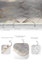 - PaspasTakimi-2li-Set1020-Gorsel-3 - Realhomes  2'li Set Gold - Gri Zeminde Geometrik Motifli Klasik Desenli Geometrik Klasik  2'li Banyo & Mutfak Paspas Takımı Realhomes