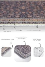 2'li Set Antika Zeminde Osmanlı Motifli Geleneksel Desenli Etnik Motifler Vintage  2'li Banyo & Mutfak Paspas Takımı Realhomes