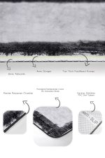 - PaspasTakimi-2li-Set1092-Gorsel-3 - Realhomes 2'li Set Siyah - Gri Zeminde Çerçeveli Motifli Dokuma Desenli Klasik Avangarde 2'li Banyo & Mutfak Paspas Takımı Realhomes