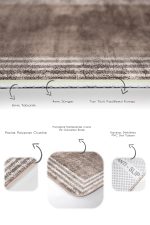 - PaspasTakimi-2li-Set1097-Gorsel-3 - Realhomes  2'li Set Kahverengi - Beyaz Zeminde Çerçeveli Motifli Dokuma Desenli Geometrik Eskitme Motifli  2'li Banyo & Mutfak Paspas Takımı Realhomes