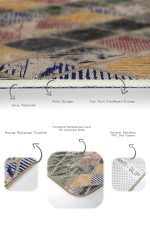 - PaspasTakimi-2li-Set1109-Gorsel-3 - Realhomes 2'li Set Geleneksel Zeminde Kilim Motifli Patchwork Desenli Vintage Klasik 2'li Banyo & Mutfak Paspas Takımı Realhomes