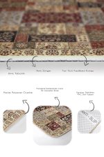 - PaspasTakimi-2li-Set1123-Gorsel-3 - Realhomes 2'li Set Krem Zeminde Hereke Motifli Etnik Desenli Avangarde Etnik Motifler 2'li Banyo & Mutfak Paspas Takımı Realhomes