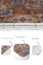 - PaspasTakimi-2li-Set1124-Gorsel-3 - Realhomes  2'li Set Otantik Zeminde Geleneksel Motifli Patchwork Desenli Vintage Etnik Motifler  2'li Banyo & Mutfak Paspas Takımı Realhomes