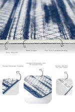 - PaspasTakimi-2li-Set1139-Gorsel-3 - Realhomes  2'li Set Mavi - Beyaz Zeminde Baklava Motifli Eskitme Desenli Geometrik Eskitme Motifli  2'li Banyo & Mutfak Paspas Takımı Realhomes