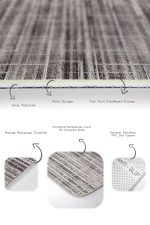 - PaspasTakimi-2li-Set1150-Gorsel-3 - Realhomes 2'li Set Krem - Bej Zeminde Geometrik Motifli Eskitme Desenli Geometrik Eskitme Motifli 2'li Banyo & Mutfak Paspas Takımı Realhomes