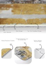 - PaspasTakimi-2li-Set1235-Gorsel-3 - Realhomes  2'li Set Gri - Gold Zeminde Altın Motifli Yağlıboya Desenli Modern Klasik  2'li Banyo & Mutfak Paspas Takımı Realhomes