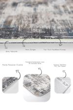 - PaspasTakimi-2li-Set1241-Gorsel-3 - Realhomes  2'li Set Krem Zeminde Otantik Motifli Dokuma Desenli Eskitme Motifli Vintage  2'li Banyo & Mutfak Paspas Takımı Realhomes