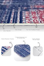 - PaspasTakimi-2li-Set1254-Gorsel-3 - Realhomes 2'li Set Lacivert - Kırmızı Zeminde Eskitme Motifli Örgü Desenli Eskitme Motifli Sade & Şık 2'li Banyo & Mutfak Paspas Takımı Realhomes