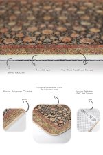 - PaspasTakimi-2li-Set1260-Gorsel-3 - Realhomes 2'li Set Sarı Zeminde Uşak Motifli Kilim Desenli Etnik Motifler Vintage 2'li Banyo & Mutfak Paspas Takımı Realhomes