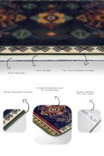 - PaspasTakimi-2li-Set1278-Gorsel-3 - Realhomes  2'li Set Lacivert Zeminde Yöresel Motifli Dokuma Desenli Etnik Motifler Avangarde  2'li Banyo & Mutfak Paspas Takımı Realhomes