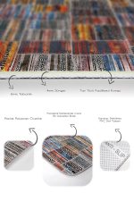 - PaspasTakimi-2li-Set1287-Gorsel-3 - Realhomes 2'li Set Eskitme Zeminde Patchwork Motifli Geleneksel Desenli Vintage Klasik 2'li Banyo & Mutfak Paspas Takımı Realhomes