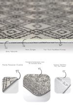 - PaspasTakimi-2li-Set1311-Gorsel-3 - Realhomes  2'li Set Krem - Kahverengi Zeminde Dokuma Halı Motifli Etnik Desenli Etnik Motifler Geometrik  2'li Banyo & Mutfak Paspas Takımı Realhomes