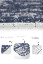 - PaspasTakimi-2li-Set1321-Gorsel-3 - Realhomes  2'li Set Mavi - Beyaz Zeminde Örme Motifli Eskitme Desenli Eskitme Motifli Sade & Şık  2'li Banyo & Mutfak Paspas Takımı Realhomes