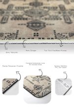 - PaspasTakimi-2li-Set1359-Gorsel-3 - Realhomes 2'li Set Krem - Siyah Zeminde Etnik Motifli Antika Desenli Etnik Motifler Vintage 2'li Banyo & Mutfak Paspas Takımı Realhomes