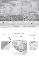 - PaspasTakimi-2li-Set1363-Gorsel-3 - Realhomes  2'li Set Gri - Beyaz Zeminde Eskitme Motifli Dokuma Desenli Eskitme Motifli Klasik  2'li Banyo & Mutfak Paspas Takımı Realhomes