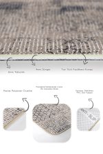 - PaspasTakimi-2li-Set1372-Gorsel-3 - Realhomes  2'li Set Kahverengi Zeminde Örme Motifli Eskitme Desenli Geometrik Eskitme Motifli  2'li Banyo & Mutfak Paspas Takımı Realhomes