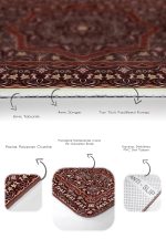 - PaspasTakimi-2li-Set1419-Gorsel-3 - Realhomes  2'li Set Kahverengi Zeminde Pers Motifli Kilim Desenli Vintage Avangarde  2'li Banyo & Mutfak Paspas Takımı Realhomes