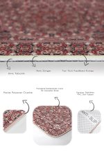 2'li Set Krem Zeminde Antika Motifli El Dokuma Desenli Avangarde Etnik Motifler  2'li Banyo & Mutfak Paspas Takımı Realhomes