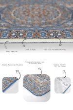 - PaspasTakimi-2li-Set1427-Gorsel-3 - Realhomes  2'li Set Mavi Zeminde Hereke Motifli Kilim Desenli Etnik Motifler Avangarde  2'li Banyo & Mutfak Paspas Takımı Realhomes