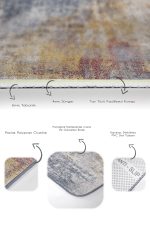 - PaspasTakimi-2li-Set1429-Gorsel-3 - Realhomes  2'li Set Mavi Krem Zeminde Antik Motifli El Dokuma Desenli Eskitme Motifli Modern  2'li Banyo & Mutfak Paspas Takımı Realhomes