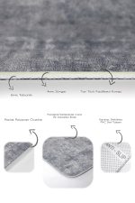 - PaspasTakimi-2li-Set1442-Gorsel-3 - Realhomes  2'li Set Gri - Antrasit Zeminde El Dokuma Motifli Antika Desenli Eskitme Motifli Vintage  2'li Banyo & Mutfak Paspas Takımı Realhomes