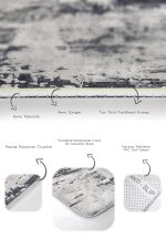 - PaspasTakimi-2li-Set1443-Gorsel-3 - Realhomes  2'li Set Gri - Siyah Zeminde Rustik Motifli Antika Desenli Vintage Sade & Şık  2'li Banyo & Mutfak Paspas Takımı Realhomes