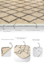 - PaspasTakimi-2li-Set1471-Gorsel-3 - Realhomes  2'li Set KRem Zeminde El Dokuma Motifli Etnik Desenli Geometrik Vintage  2'li Banyo & Mutfak Paspas Takımı Realhomes