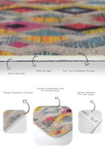 - PaspasTakimi-2li-Set1496-Gorsel-3 - Realhomes  2'li Set Krem Zeminde El Dokuma Motifli Baklava Desenli Geometrik Vintage  2'li Banyo & Mutfak Paspas Takımı Realhomes