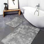 2'li Set Antika Zeminde Etnik Motifli Pers Desenli Eskitme Motifli Vintage  2'li Banyo & Mutfak Paspas Takımı Realhomes