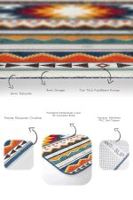 2'li Set Krem - Bej Zeminde Antik Motifli Geleneksel Desenli Vintage Geometrik  2'li Banyo & Mutfak Paspas Takımı Realhomes