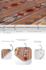 - PaspasTakimi-2li-Set1535-Gorsel-3 - Realhomes 2'li Set Etnik Zeminde Retro Motifli Kilim Desenli Vintage Etnik Motifler 2'li Banyo & Mutfak Paspas Takımı Realhomes