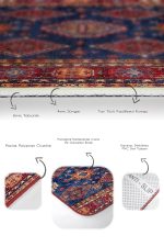 - PaspasTakimi-2li-Set1549-Gorsel-3 - Realhomes  2'li Set Kırmızı Zeminde Uşak Motifli Geleneksel Desenli Etnik Motifler Avangarde  2'li Banyo & Mutfak Paspas Takımı Realhomes