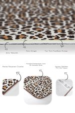 - PaspasTakimi-2li-Set1590-Gorsel-3 - Realhomes  2'li Set Kahverengi Zeminde Leopar Motifli Post Desenli Sade & Şık Klasik  2'li Banyo & Mutfak Paspas Takımı Realhomes