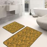 2'li Set Antika Zeminde Pers Motifli Kilim Desenli Etnik Motifler Vintage  2'li Banyo & Mutfak Paspas Takımı Realhomes