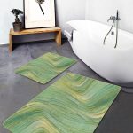 2'li Set Etnik Zeminde Patchwork Motifli Geleneksel Desenli Vintage Klasik  2'li Banyo & Mutfak Paspas Takımı Realhomes